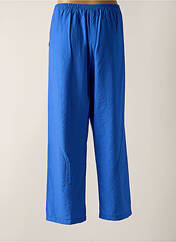 Pantalon droit bleu FRANCK ANNA pour femme seconde vue