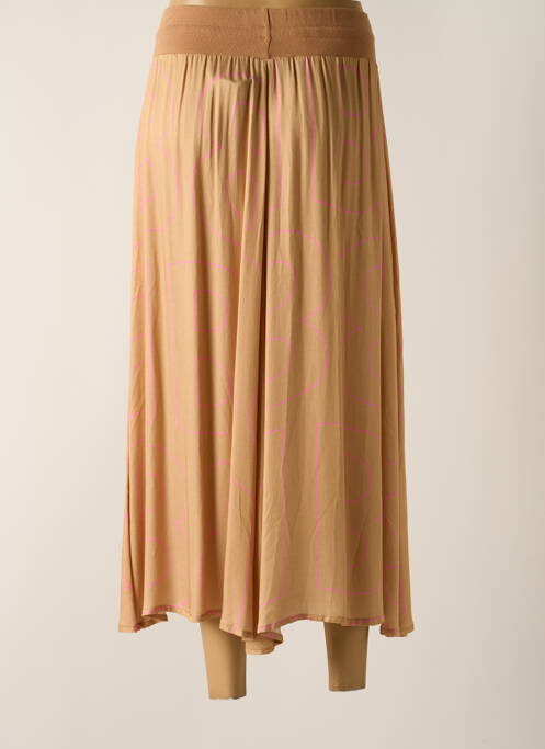 Jupe longue beige LES BLONDINETTES pour femme