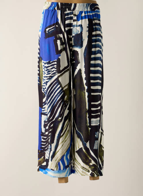 Pantalon 7/8 bleu KOKOMARINA pour femme
