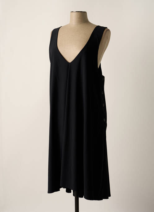 Robe mi-longue noir FRANCK ANNA pour femme