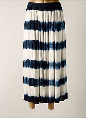 Jupe longue doublure bleu BELLA JONES femme