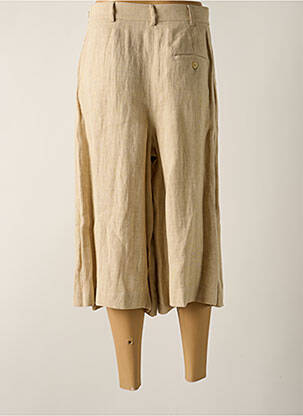 Pantacourt coupe jupe culotte taille haute beige WEEKEND MAXMARA femme