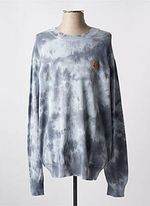 Pull col rond manches longues bleu KENZO homme