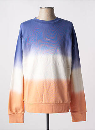 Sweat-shirt tissage jersey manches longues violet A.P.C. homme