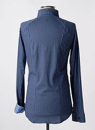 Chemise manches longues manches longues bleu DESOTO homme