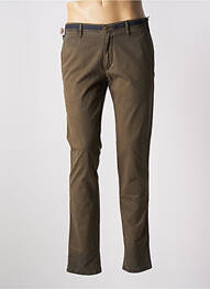 Pantalon chino stretch taille normale vert MMX homme