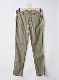 Pantalon chino stretch taille normale vert MMX homme