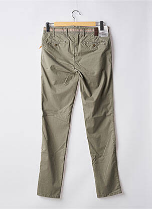 Pantalon chino stretch taille normale vert MMX homme