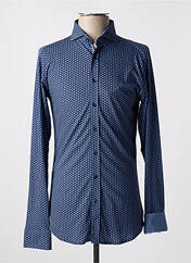 Chemise manches longues bleu DESOTO pour homme seconde vue