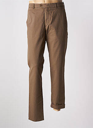 Pantalon chino marron MMX pour homme