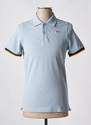 Polo bleu K. WAY pour homme