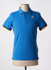 Polo bleu fonce K. WAY pour homme seconde vue