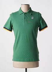 Polo vert K. WAY pour homme seconde vue