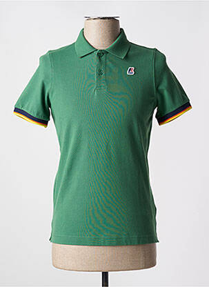 Polo vert K. WAY pour homme