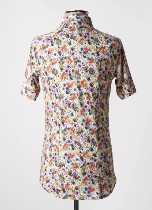 Chemise manches courtes beige DESOTO pour homme