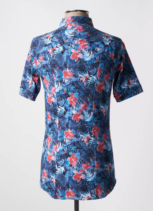 Chemise manches courtes bleu DESOTO pour homme