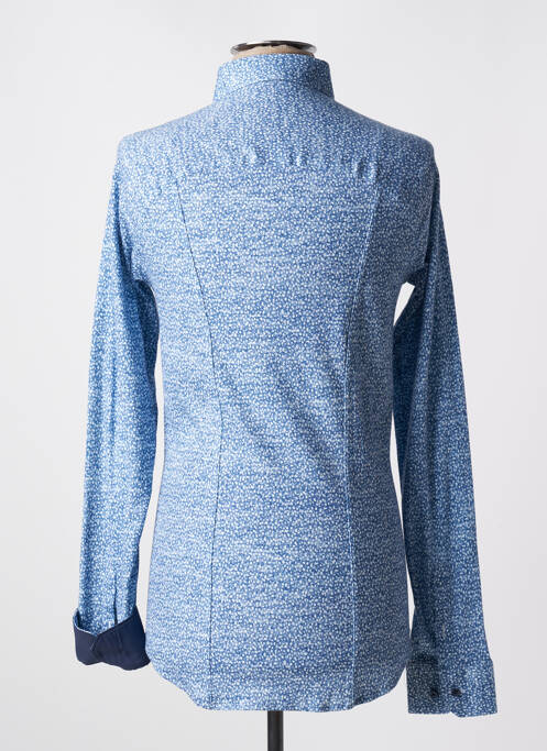 Chemise manches longues bleu DESOTO pour homme