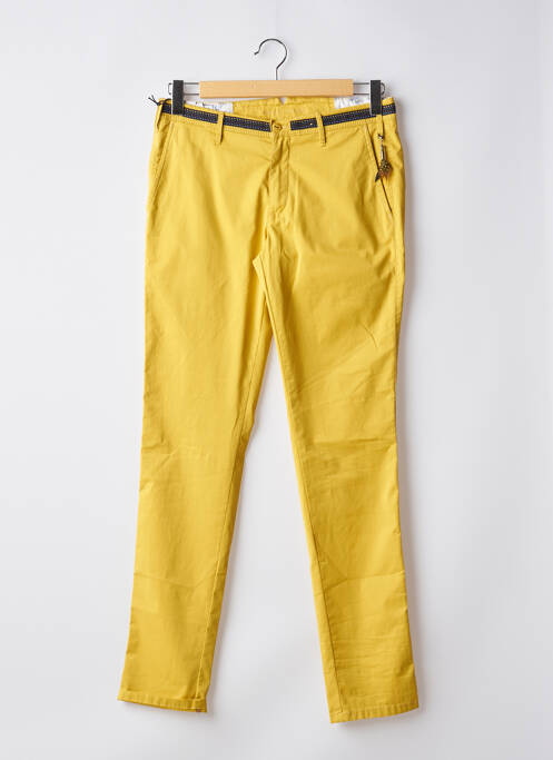 Pantalon chino jaune MMX pour homme