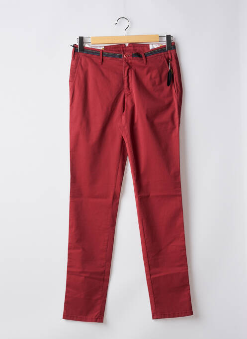 Pantalon chino rouge MMX pour homme