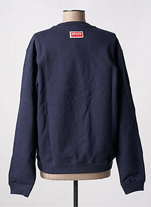 Sweat-shirt stretch manches longues bleu KENZO femme
