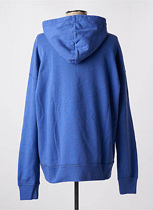 Sweat-shirt à capuche tissage jersey manches longues bleu MARANT homme