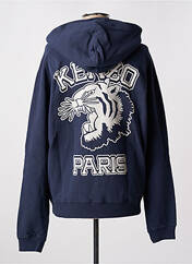 Sweat-shirt à capuche bleu KENZO pour homme seconde vue