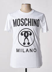 T-shirt blanc MOSCHINO pour homme seconde vue