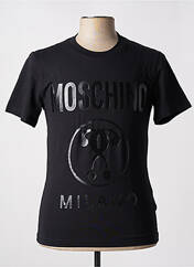 T-shirt noir MOSCHINO pour homme seconde vue