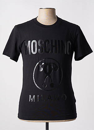 T-shirt noir MOSCHINO pour homme