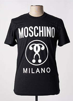 T-shirt noir MOSCHINO pour homme