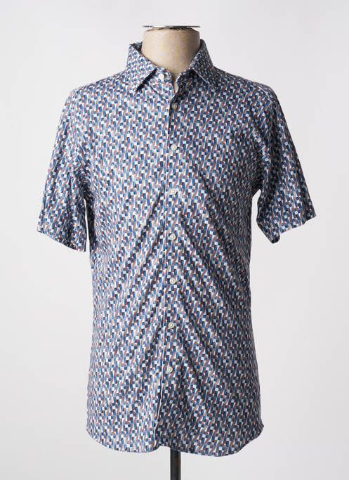 Chemise manches courtes bleu DESOTO pour homme