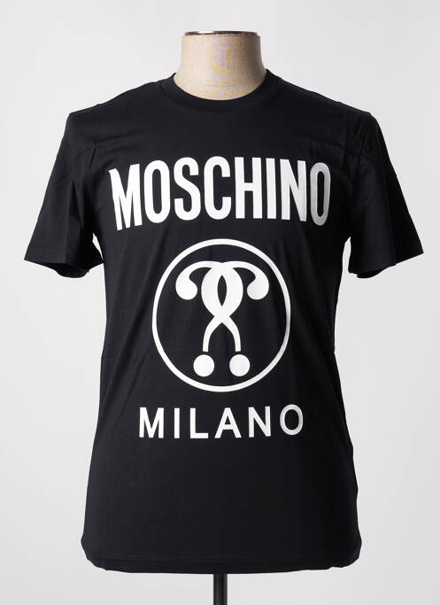 T-shirt noir MOSCHINO pour homme