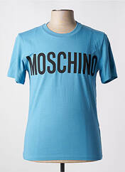 T-shirt bleu MOSCHINO pour homme seconde vue