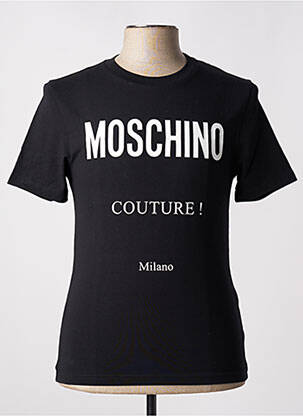 T-shirt noir MOSCHINO pour homme