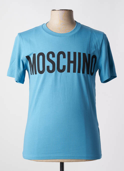 T-shirt bleu MOSCHINO pour homme