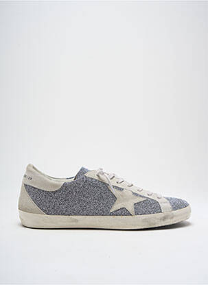 Baskets tissage tissage pailleté talon plat jusqu'à 3cm argent GOLDEN GOOSE DELUXE BRAND femme