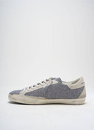 Baskets tissage tissage pailleté talon plat jusqu'à 3cm argent GOLDEN GOOSE DELUXE BRAND femme