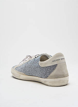 Baskets tissage tissage pailleté talon plat jusqu'à 3cm argent GOLDEN GOOSE DELUXE BRAND femme