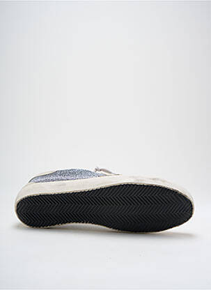 Baskets tissage tissage pailleté talon plat jusqu'à 3cm argent GOLDEN GOOSE DELUXE BRAND femme