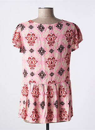 Blouse manches courtes manches courtes rose AGATHE & LOUISE femme