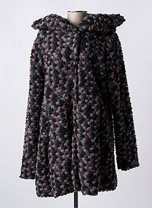 Manteau long a capuche a capuche gris MYRINE ANTWERP femme