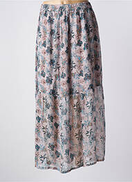 Jupe longue tissage crêpe gris AGATHE & LOUISE femme
