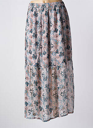 Jupe longue tissage crêpe gris AGATHE & LOUISE femme