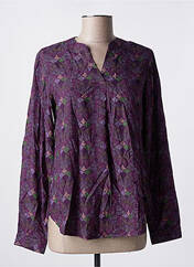 Blouse violet AGATHE & LOUISE pour femme seconde vue