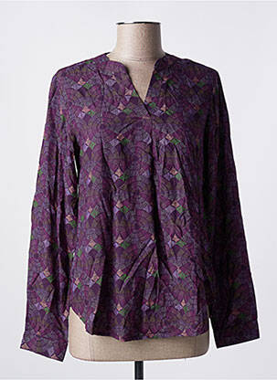 Blouse violet AGATHE & LOUISE pour femme