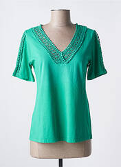 T-shirt vert MALOKA pour femme seconde vue