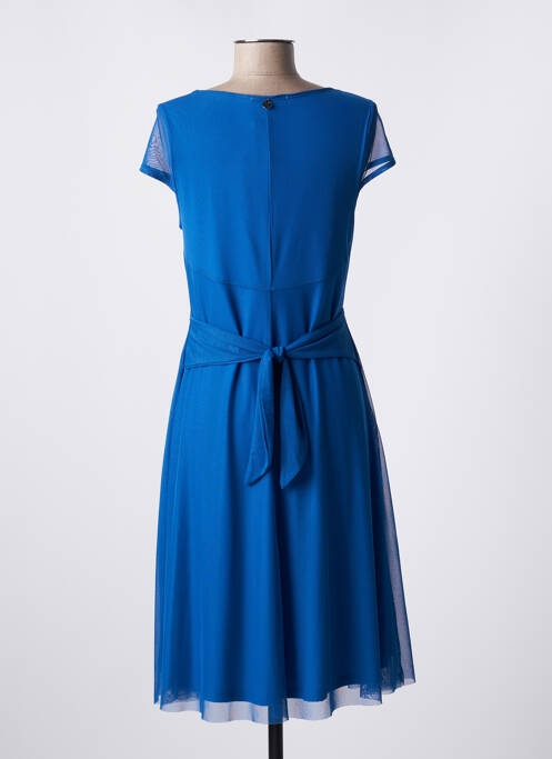 Robe mi-longue bleu MALOKA pour femme