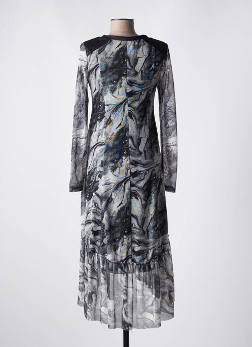 Robe mi-longue noir MC PLANET pour femme