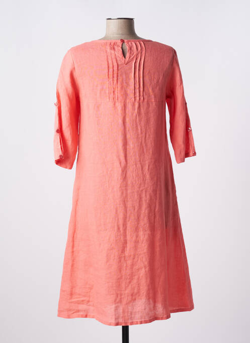 Robe mi-longue orange AGATHE & LOUISE pour femme
