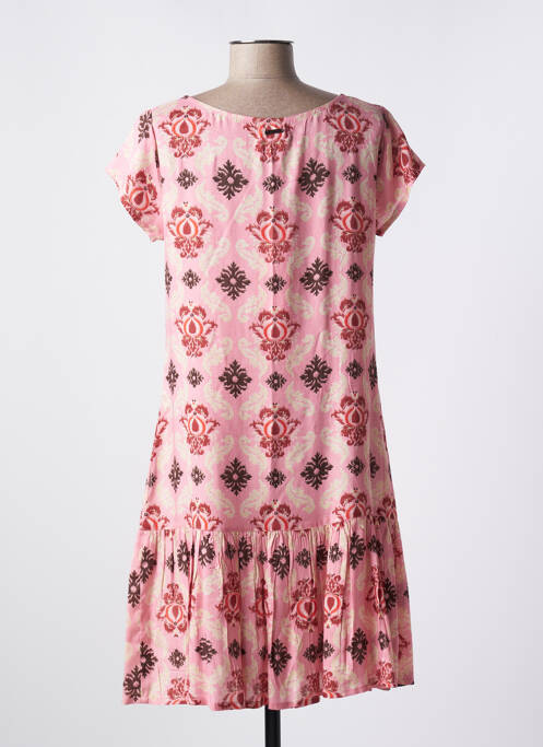 Robe mi-longue rose AGATHE & LOUISE pour femme